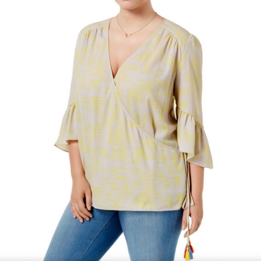Melissa McCarthySeven7 Wrap Blouse